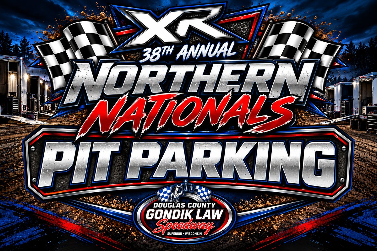 38th Annual XR Northern Nationals Pit Parking - Douglas County Gondik Law Speedway, Superior, Wisconsin